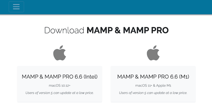 MAMP pour Mac MAMP pour Mac